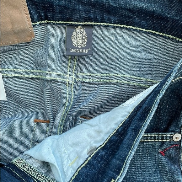NWT DONDUP JEANS UP064 050U Skinny Mid Rise Sydney Wash Italy 30X34.5 Logo $195 - Picture 8 of 9